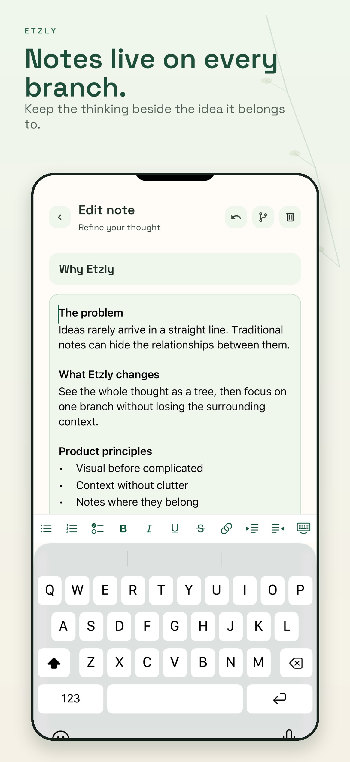 Etzly App Store screenshot 2