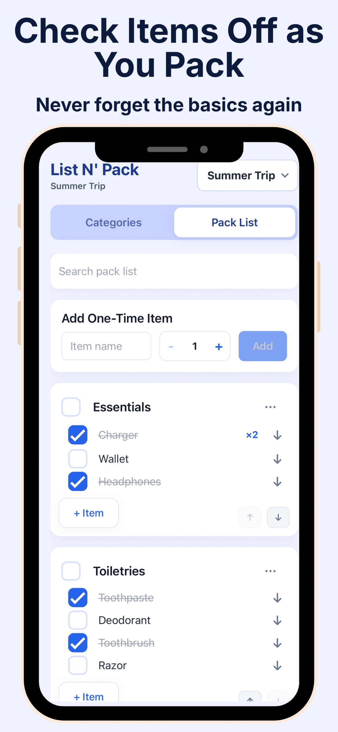List N’ Pack App Store screenshot 3