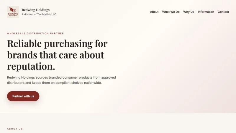 Redwing Holdings project