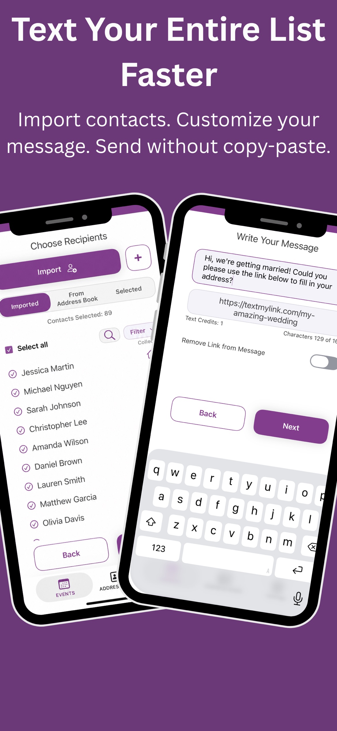 TextMyLink App Store screenshot 3